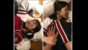 Em gái tò mò liếm cặc anh trai và cái kết